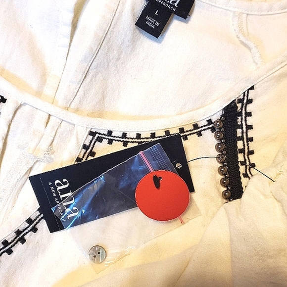 🌻 Boho beaded peasant Boho Festival Dream Top | Embroidered Hippie Vibes NWT🌞 - Picture 4 of 15